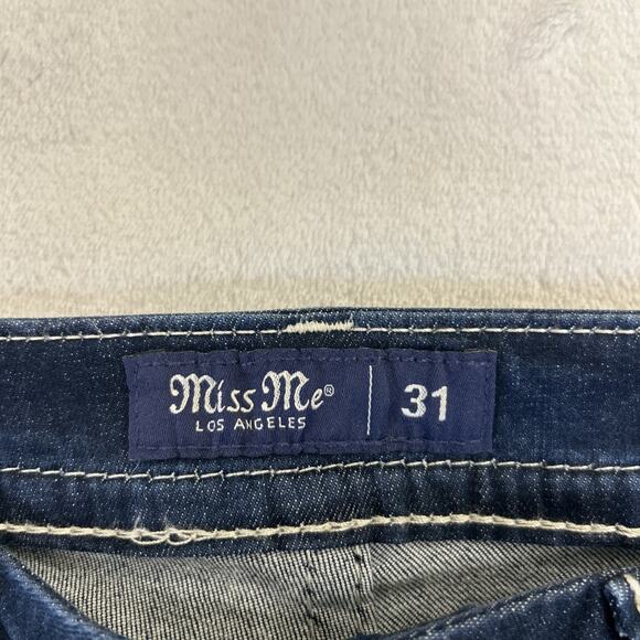 Miss Me "Leather Fleur de Lis" Rhinestone Pearls Curvy Boot 31 X 30 Bnfts Chrty - Picture 4 of 16